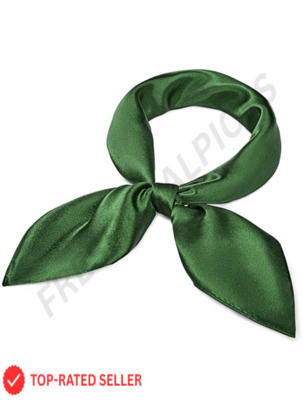 Satin Square Scarf Silk Like Head Neck Wrap Bandana 23.5x23.5